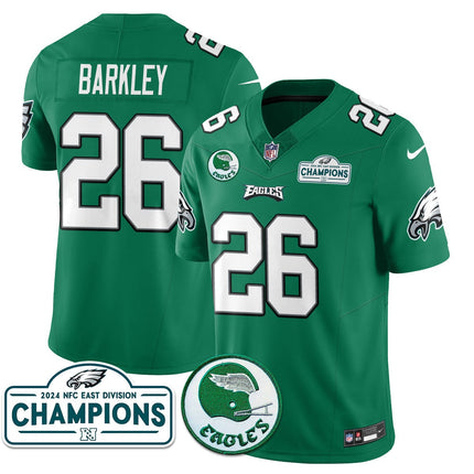 Men's Philadelphia Eagles 2024 NFC East Division Champions Jersey N2 - All Stitched
