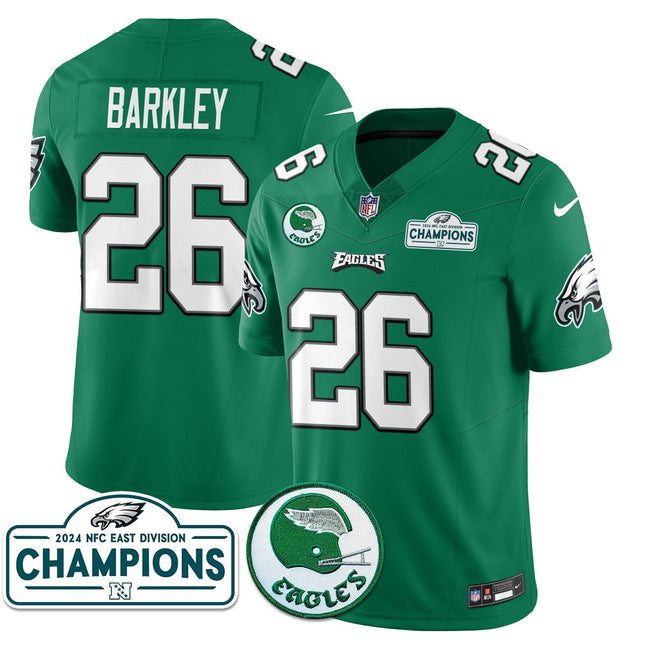 Men's Philadelphia Eagles 2024 NFC East Division Champions Jersey N2 - All Stitched