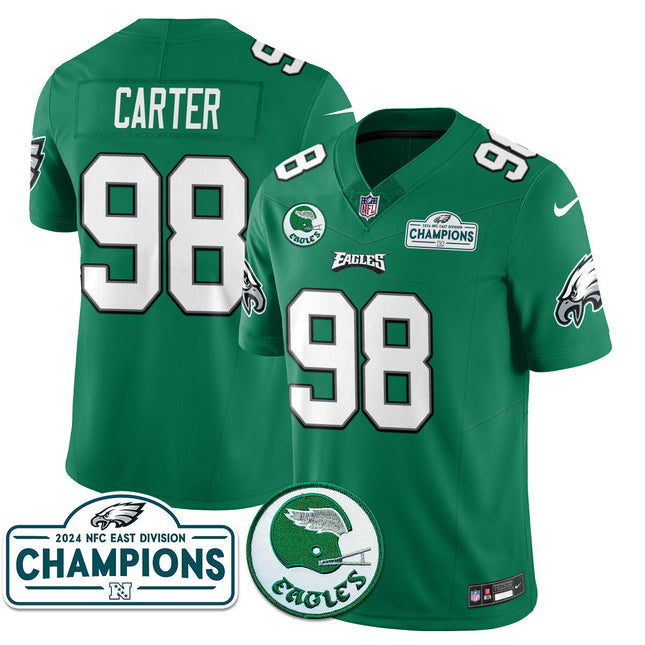 Men's Philadelphia Eagles 2024 NFC East Division Champions Jersey N2 - All Stitched