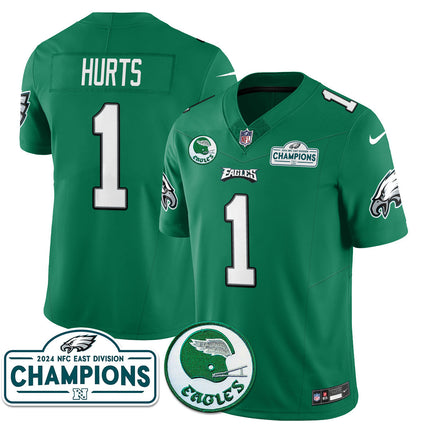 Men's Philadelphia Eagles 2024 NFC East Division Champions Jersey N2 - All Stitched