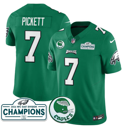 Men's Philadelphia Eagles 2024 NFC East Division Champions Jersey N2 - All Stitched