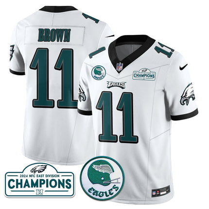 Men's Philadelphia Eagles 2024 NFC East Division Champions Jersey N2 - All Stitched