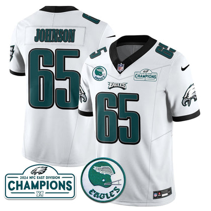 Men's Philadelphia Eagles 2024 NFC East Division Champions Jersey N2 - All Stitched