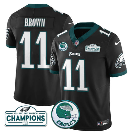 Men's Philadelphia Eagles 2024 NFC East Division Champions Jersey N2 - All Stitched