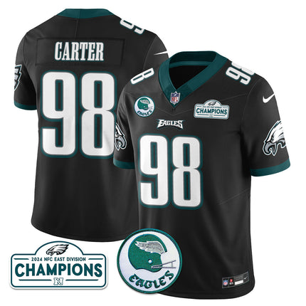 Men's Philadelphia Eagles 2024 NFC East Division Champions Jersey N2 - All Stitched