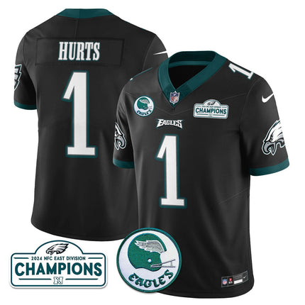 Men's Philadelphia Eagles 2024 NFC East Division Champions Jersey N2 - All Stitched