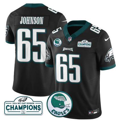 Men's Philadelphia Eagles 2024 NFC East Division Champions Jersey N2 - All Stitched