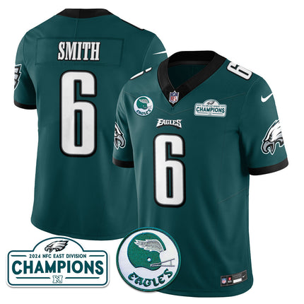 Men's Philadelphia Eagles 2024 NFC East Division Champions Jersey N2 - All Stitched