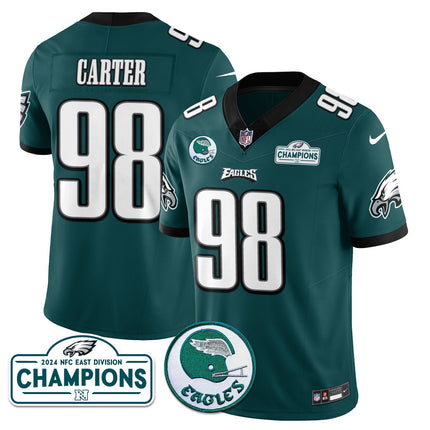 Men's Philadelphia Eagles 2024 NFC East Division Champions Jersey N2 - All Stitched