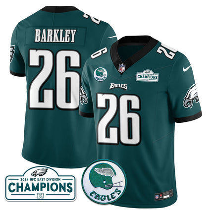 Men's Philadelphia Eagles 2024 NFC East Division Champions Jersey N2 - All Stitched