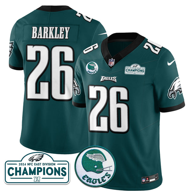 Men's Philadelphia Eagles 2024 NFC East Division Champions Jersey N2 - All Stitched