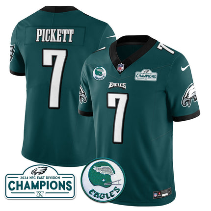 Men's Philadelphia Eagles 2024 NFC East Division Champions Jersey N2 - All Stitched