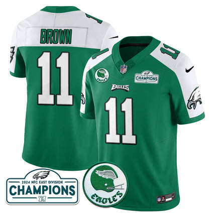 Men's Philadelphia Eagles 2024 NFC East Division Champions Jersey N2 - All Stitched