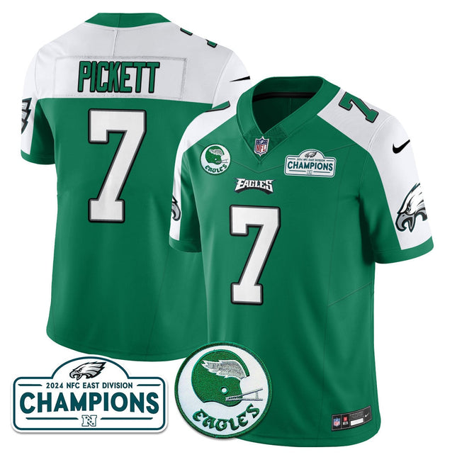Men's Philadelphia Eagles 2024 NFC East Division Champions Jersey N2 - All Stitched