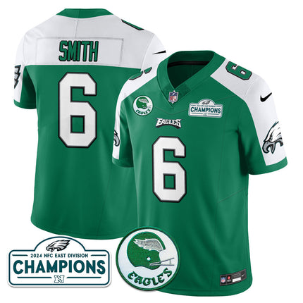 Men's Philadelphia Eagles 2024 NFC East Division Champions Jersey N2 - All Stitched