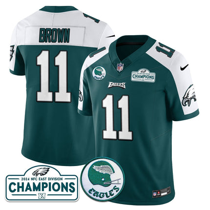 Men's Philadelphia Eagles 2024 NFC East Division Champions Jersey N2 - All Stitched