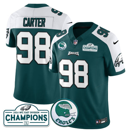 Men's Philadelphia Eagles 2024 NFC East Division Champions Jersey N2 - All Stitched