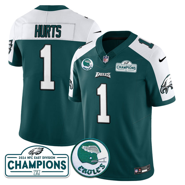 Men's Philadelphia Eagles 2024 NFC East Division Champions Jersey N2 - All Stitched