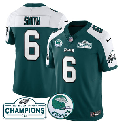 Men's Philadelphia Eagles 2024 NFC East Division Champions Jersey N2 - All Stitched