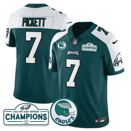 Men's Philadelphia Eagles 2024 NFC East Division Champions Jersey N2 - All Stitched