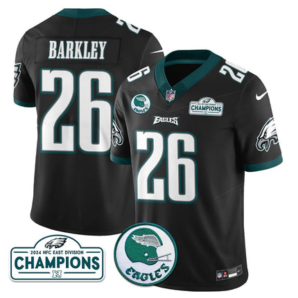 Men's Philadelphia Eagles 2024 NFC East Division Champions Jersey N2 - All Stitched