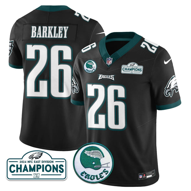 Men's Philadelphia Eagles 2024 NFC East Division Champions Jersey N2 - All Stitched