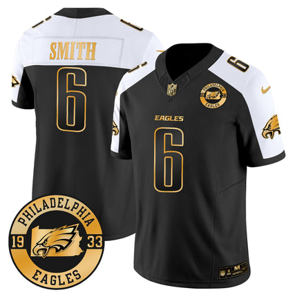 Men's Eagles 2024 Gold Vapor Limited Jersey - Est. 1933 Patch - All Stitched