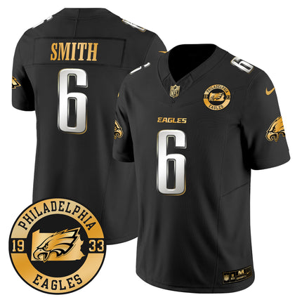 Men's Eagles 2024 Gold Vapor Limited Jersey - Est. 1933 Patch - All Stitched