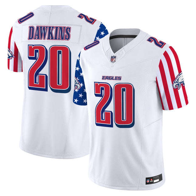 Men's Philadelphia Eagles 2025 Independence Day Vapor Limited Jersey - All Stitched