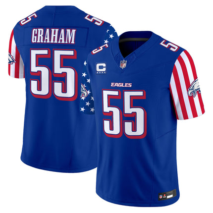 Men's Philadelphia Eagles 2025 Independence Day Vapor Limited Jersey - All Stitched