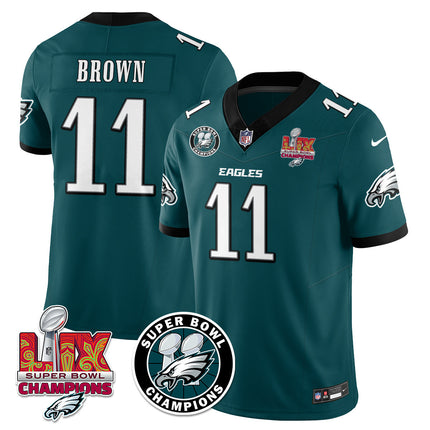 Men's Philadelphia Eagles Super Bowl LIX Champions Jersey - All Stitched