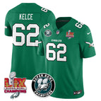 Kelly Green / Jason Kelce - 62 / S