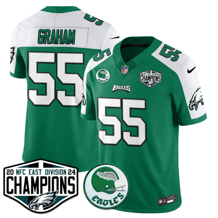 Men's Philadelphia Eagles 2024 NFC East Division Champions Jersey - All Stitched