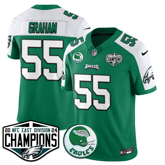 Men's Philadelphia Eagles 2024 NFC East Division Champions Jersey - All Stitched