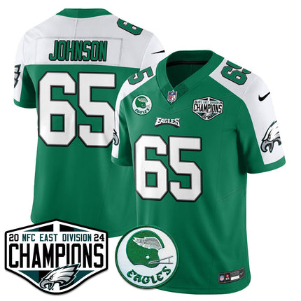 Men's Philadelphia Eagles 2024 NFC East Division Champions Jersey - All Stitched
