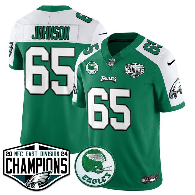Men's Philadelphia Eagles 2024 NFC East Division Champions Jersey - All Stitched