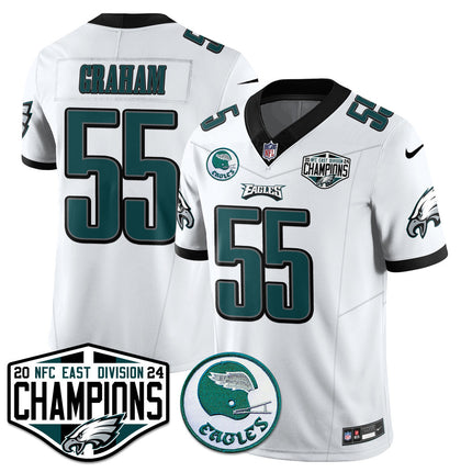 Men's Philadelphia Eagles 2024 NFC East Division Champions Jersey - All Stitched