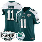 A. J. Brown - 11 / Green Alternate / S