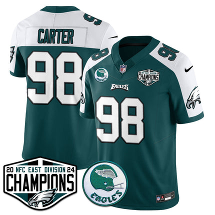 Men's Philadelphia Eagles 2024 NFC East Division Champions Jersey - All Stitched