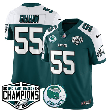 Men's Philadelphia Eagles 2024 NFC East Division Champions Jersey - All Stitched