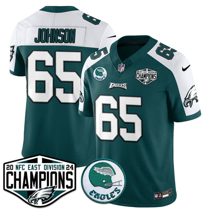 Men's Philadelphia Eagles 2024 NFC East Division Champions Jersey - All Stitched