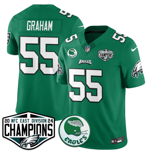 Men's Philadelphia Eagles 2024 NFC East Division Champions Jersey - All Stitched