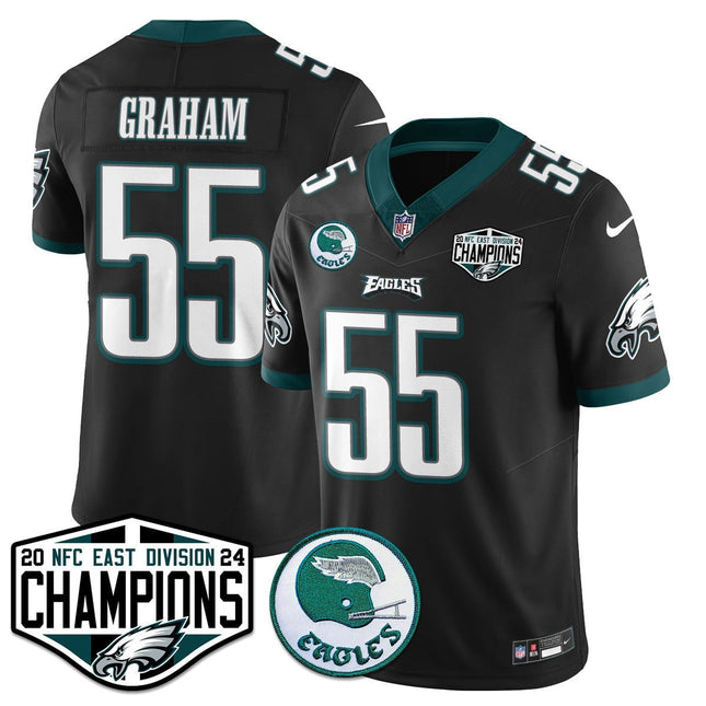 Men's Philadelphia Eagles 2024 NFC East Division Champions Jersey - All Stitched
