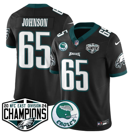 Men's Philadelphia Eagles 2024 NFC East Division Champions Jersey - All Stitched