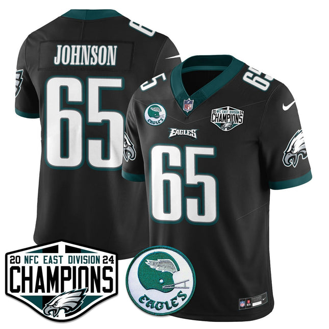 Men's Philadelphia Eagles 2024 NFC East Division Champions Jersey - All Stitched