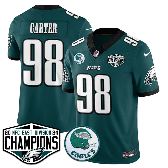 Men's Philadelphia Eagles 2024 NFC East Division Champions Jersey - All Stitched