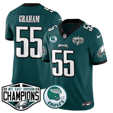 Men's Philadelphia Eagles 2024 NFC East Division Champions Jersey - All Stitched