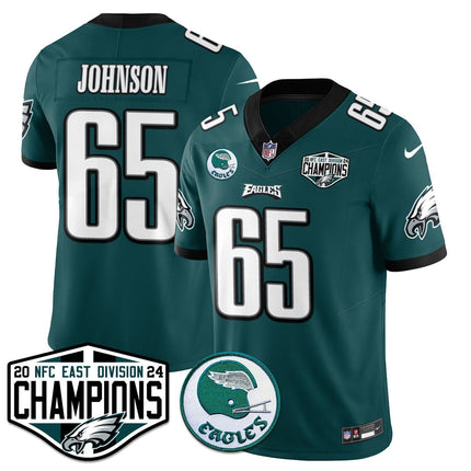 Men's Philadelphia Eagles 2024 NFC East Division Champions Jersey - All Stitched