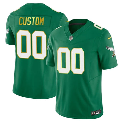 Philadelphia Eagles Limited Custom Jersey - Gold Edition