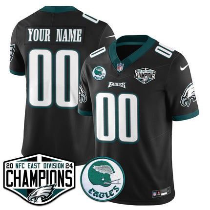 Custom Philadelphia Eagles 2024 NFC East Division Champions Jersey - All Stitched
